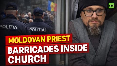 Moldovan priest barricades inside church to prevent its transfer
