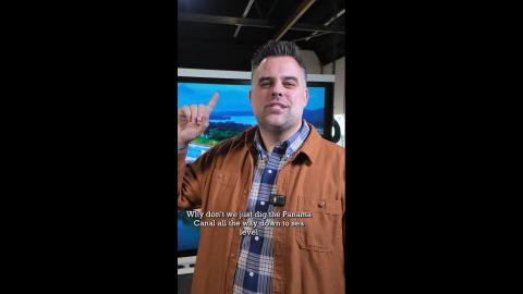 Why not dig the Panama Canal down to sea level