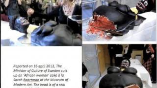 Racist Swedish Feminists perform mock female genital mutilation