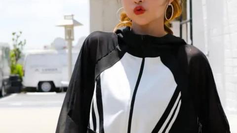 Women's Hooded Sports Set - Breathable Mesh Jacket and Pants, Two-Piece Sportswear