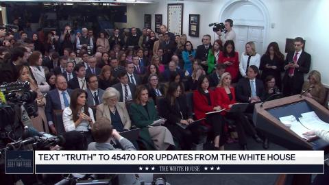 Press Secretary Karoline Leavitt Briefs Members of the Media, Feb. 10, 2026