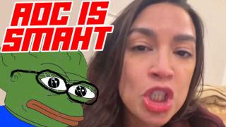 AOC Crashes Out on Critics Saying She's Dumb During Drunk Live Stream