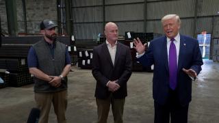 President Trump Participates in a Local Factory Tour