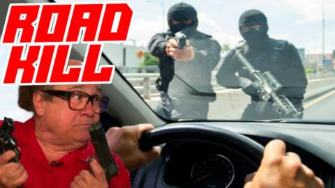 Man Ragdolls Thug Trying to Carjack Him On Freeway On-Ramp