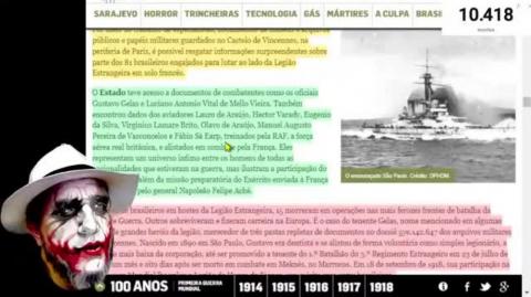 A PARTICIPAÇÃO BRASILEIRA NA PRIMEIRA GUERRA (Laudelino RJ)