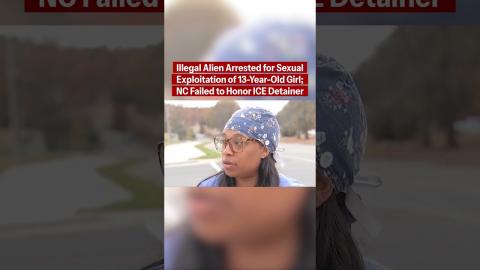 An illegal alien was arrested for the sexual exploitation of a 13-year-old girl— THIS IS OUR WHY