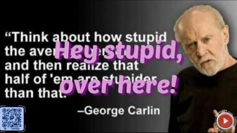 Hey stupid, over here!