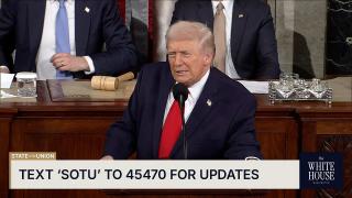 President Donald J. Trump’s 2026 State of the Union Address