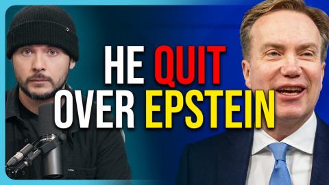 HE QUIT OVER EPSTEIN
