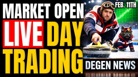 Stock Market Open, Unemployment Report & Live Day Trading