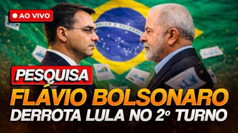 Flávio Bolsonaro abre vantagem e derrota Lula no 2º turno, diz pesquisa - Observatório Global (10/02/2026 - PH VOx)