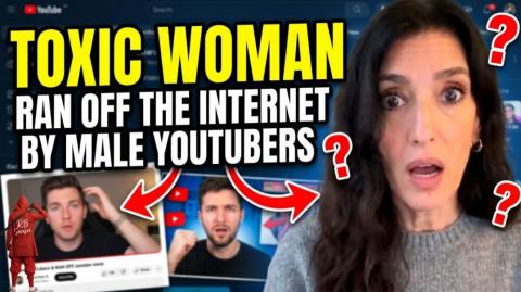 Toxic Woman Run Off The Internet By The Manosphere