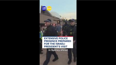 Sydney goes into full Police State mode to protect a jew