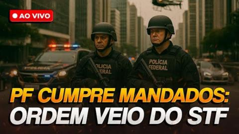 PF cumpre mandados sobre vazamento de dados dos ministros do STF (17/02/2026 - PH Vox)