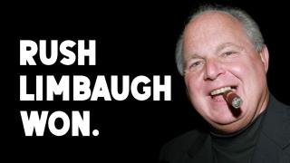 Rush Limbaugh Defeated the MSM.  It's Over for Journos.
