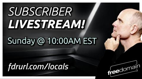 SUNDAY MORNING LIVE FOR SUBSCRIBERS WITH STEFAN MOLYNEUX