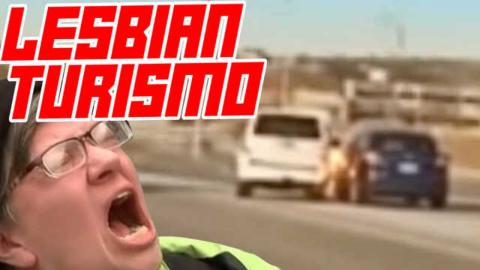 Two Lefty “Watchers” Crash Into Each Other Chasing an ICE Vehicle