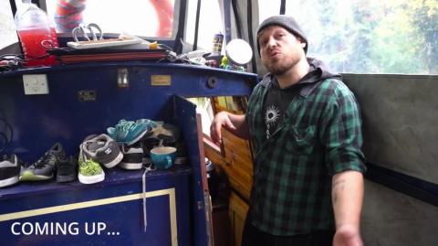 Inside the Off-Grid Floating Home of a Single Dad - He Quit 'Normal' Life