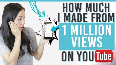 How Much YouTube Paid Me For 1 Million Views (exact amount)