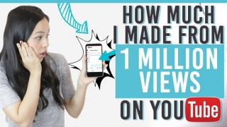 How Much YouTube Paid Me For 1 Million Views (exact amount)