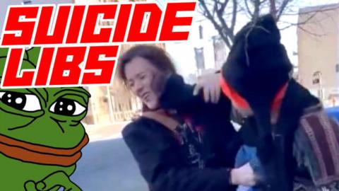 Dumb Lib Trying to be White Savior Gets Attacked By Homeless Addict