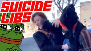 Dumb Lib Trying to be White Savior Gets Attacked By Homeless Addict