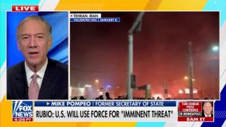 We cannot stand by as the Ayatollah massacres his people in a last ditch effort to save this evil regime. - Mike Pompeo