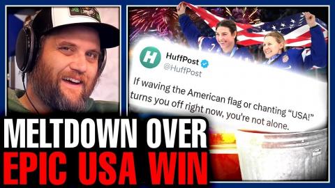 LIBERALS RAGE AS TEAM USA DEFEATS CANADA IN HOCKEY AT OLYMPICS & DONALD TRUMP HAS HILARIOUS RESPONSE