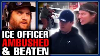 ICE OFFICER BEATEN BY KAREN MOB IN MINNEAPOLIS! THIS HAS TO STOP!