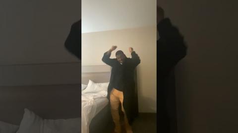 Morning dance exercise.