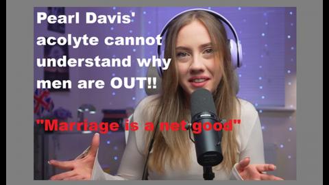 She cannot understand why MEN are out!!