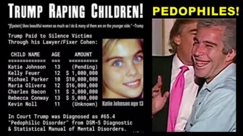 The Sick Satanic Pedophile Child Rapist Trumps Friend Epstein -Deep State- Song