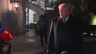 President Trump Gaggles with Press Before Departing the White House, Feb. 6, 2026