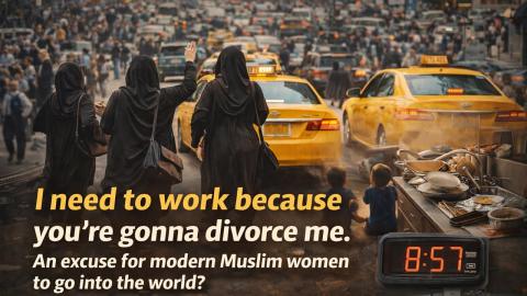 I Need To Work In Case You Divorce Me - Women's Modern Day Insurance