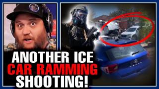 ICE AGENTS WERE JUST RAMMED BY CAR AGAIN & UNLOAD ON SUSPECT! THE RENEE GOOD EFFECT IS HERE!