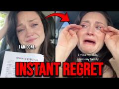 She Can’t Stop CRYING: Woman Instantly Regrets Filing For Divorce