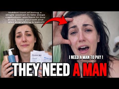 Single Woman CRIES Because She Can’t Survive Without A Man In This