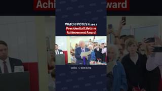 AMAZING. President Trump fixes this man's Presidential Lifetime Achievement Award!