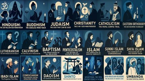 Explaining 20 World Religions in 40 Minutes