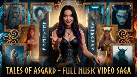 PHOENIX VALKYRIES " TALES OF ASGARD – FULL MUSIC VIDEpO SAGA" - Viking Power Metal | AI MUSIC VIDEO