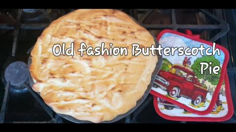 Old Fashioned Butterscotch Pie