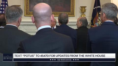 President Trump Participates in a Working Breakfast with Governors