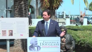 Governor DeSantis Unveils Frederick Douglass Statue in St. Augustine