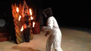 He missed seven times in a row - She needs a better boyfriend.