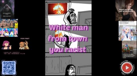 White man from town you racist