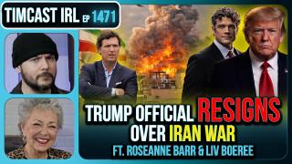 Trump Official RESIGNS Over Iran War, MAGA SUPPORTS War | Timcast IRL w/ Roseanne