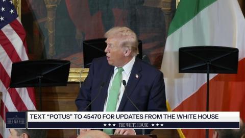 President Trump Participates in the Friends of Ireland Luncheon