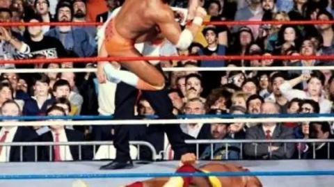 Macho Man Randy Savage Oh Yeah (Flying elbow drop compilation. 1985 - 1999)