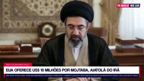 EUA oferece US$ 10 milhões por Mojtaba: líder do Irã vira alvo global após guerra (PH Vox)