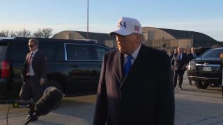 President Trump Gaggles with Press at Joint Base Andrews, Mar. 13, 2026